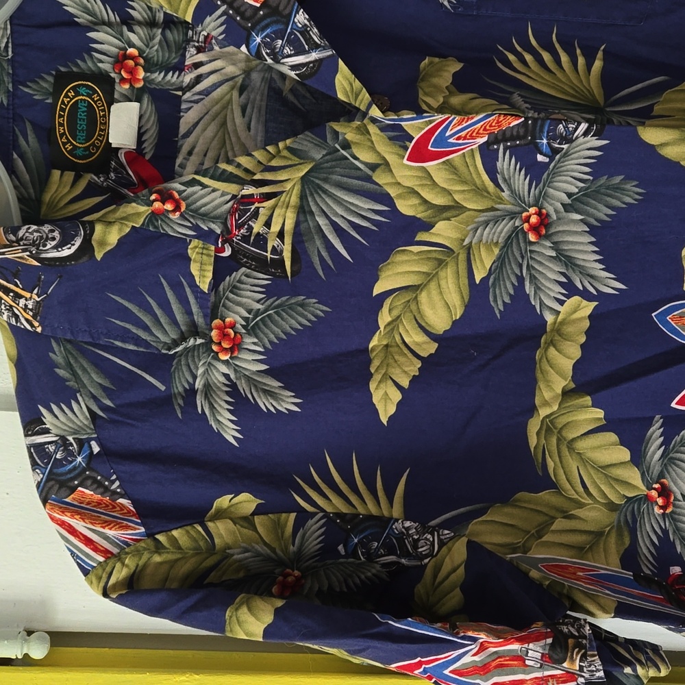 Motorcycle Hawaiian Collection XL shirt - Picture 3 of 5
